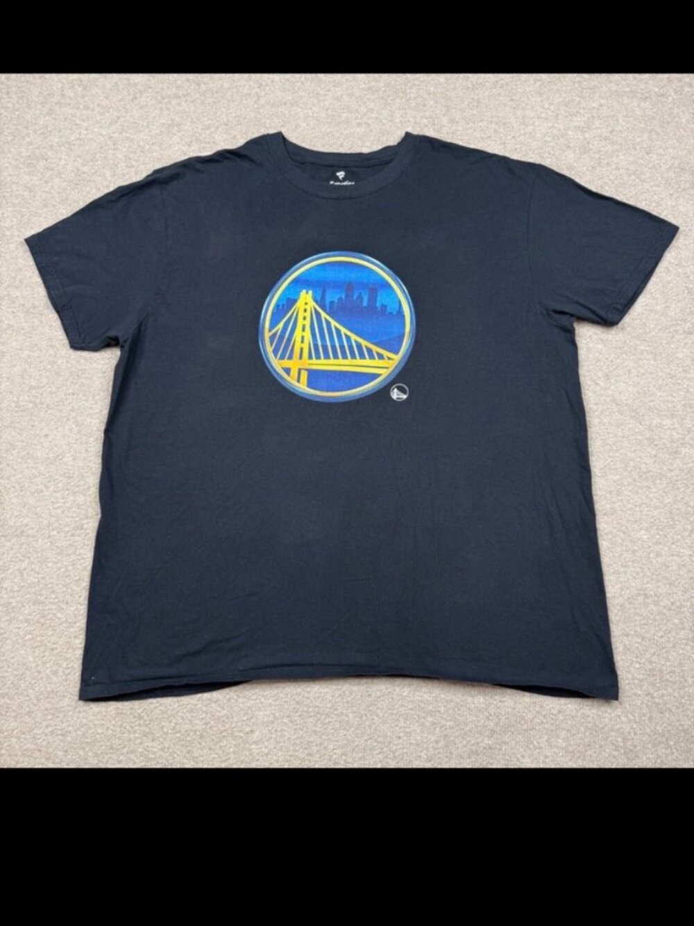 Golden State Warriors T Shirt Men's Size 2XL Black NBA Basketball Outdoor GSW